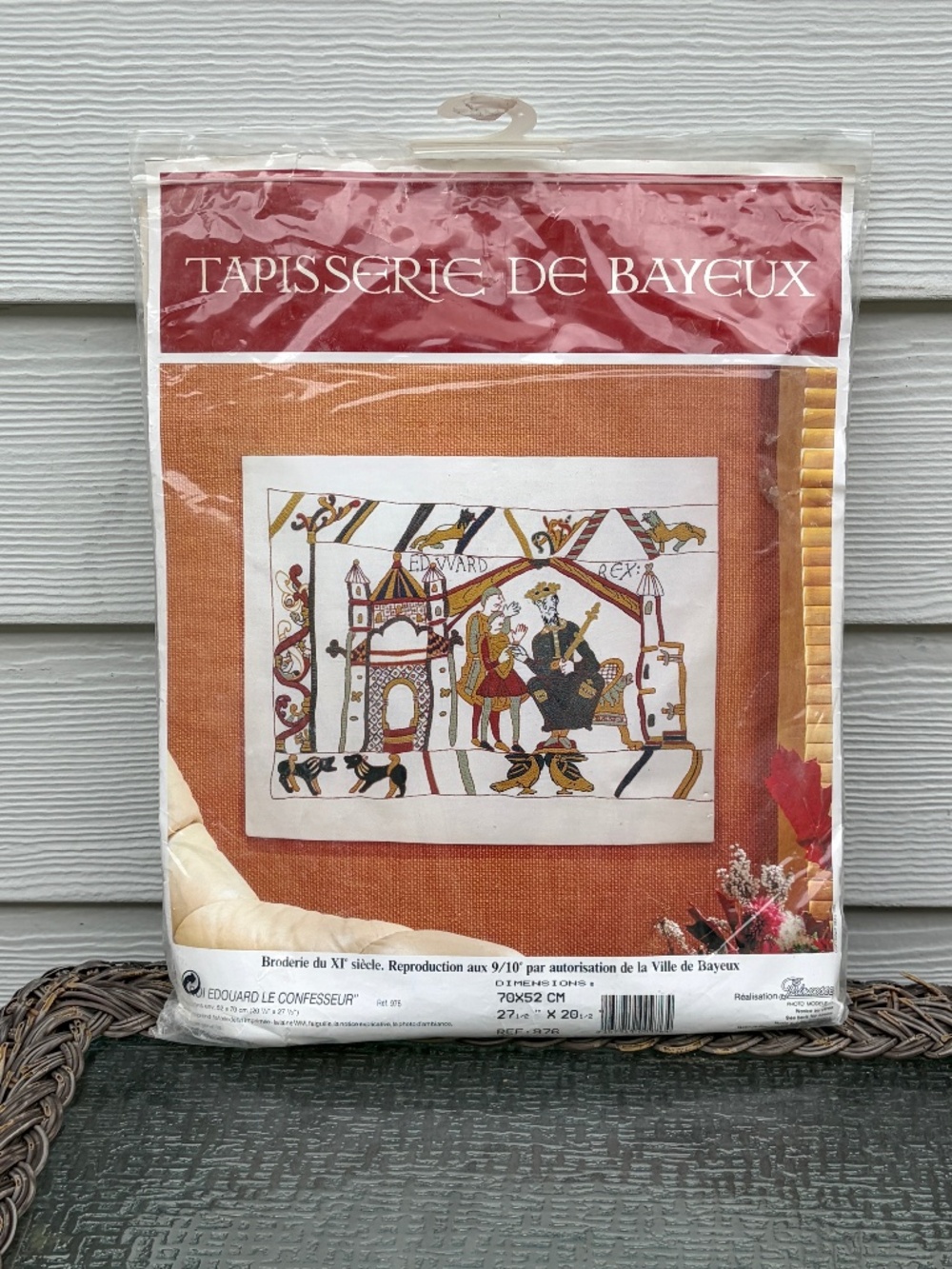 NEW!  Bayeux Tapestry Embroidery Kit: King Edward the Confessor - Complete